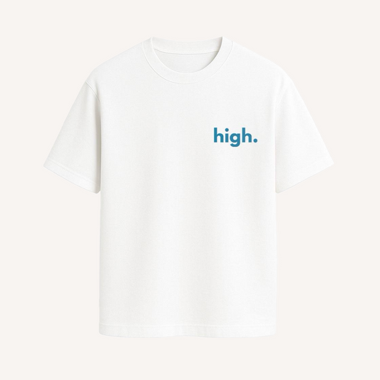 Heye Tee – Puff + Screen Print | blue